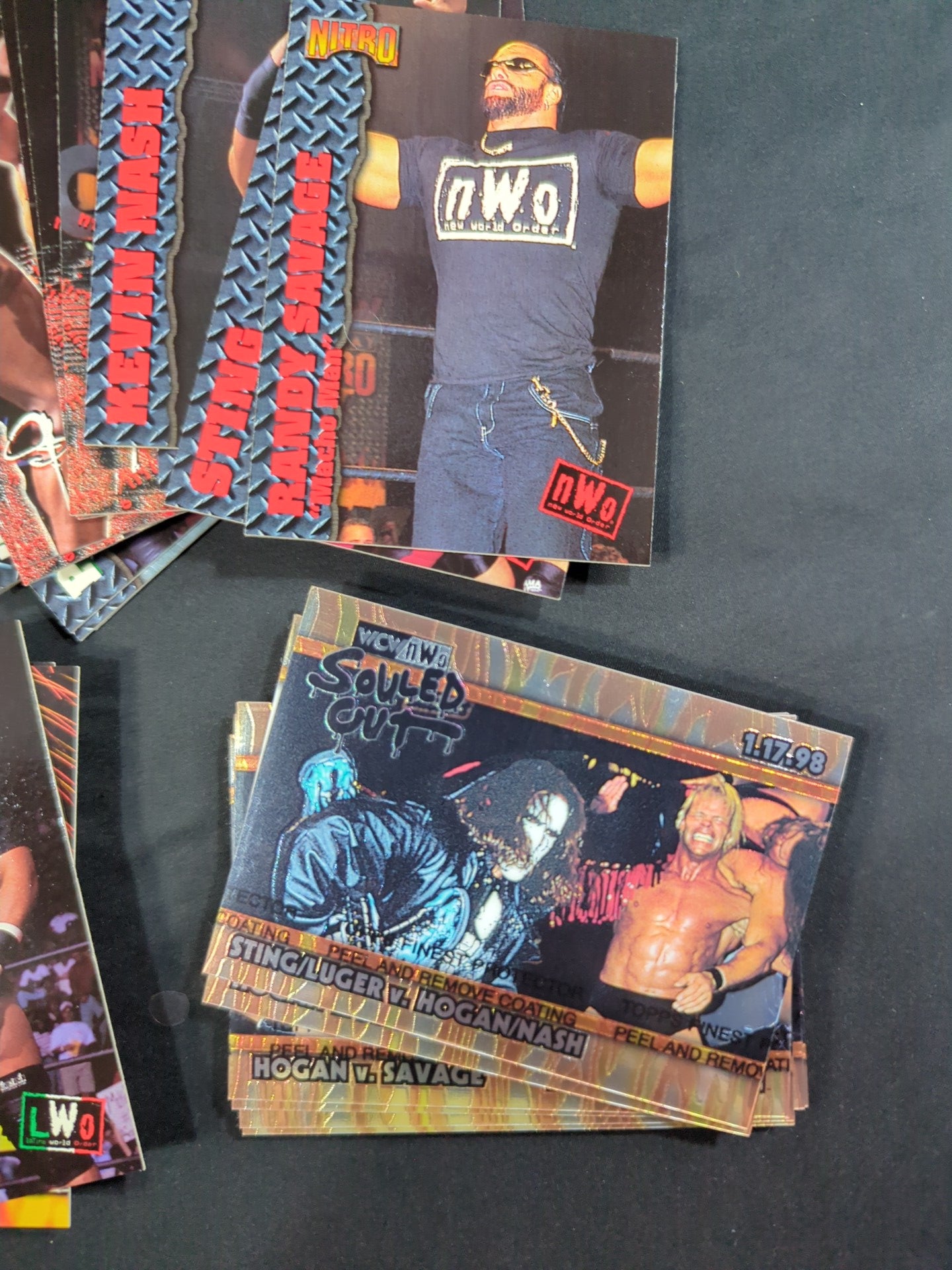 1999 Topps WCW/nWo NITRO レギュラーカード72枚＋インサートカード12枚 フルコンプリートセット
