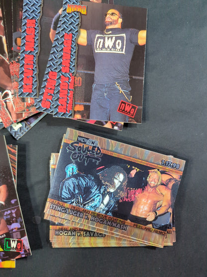 1999 Topps WCW/nWo NITRO レギュラーカード72枚＋インサートカード12枚 フルコンプリートセット