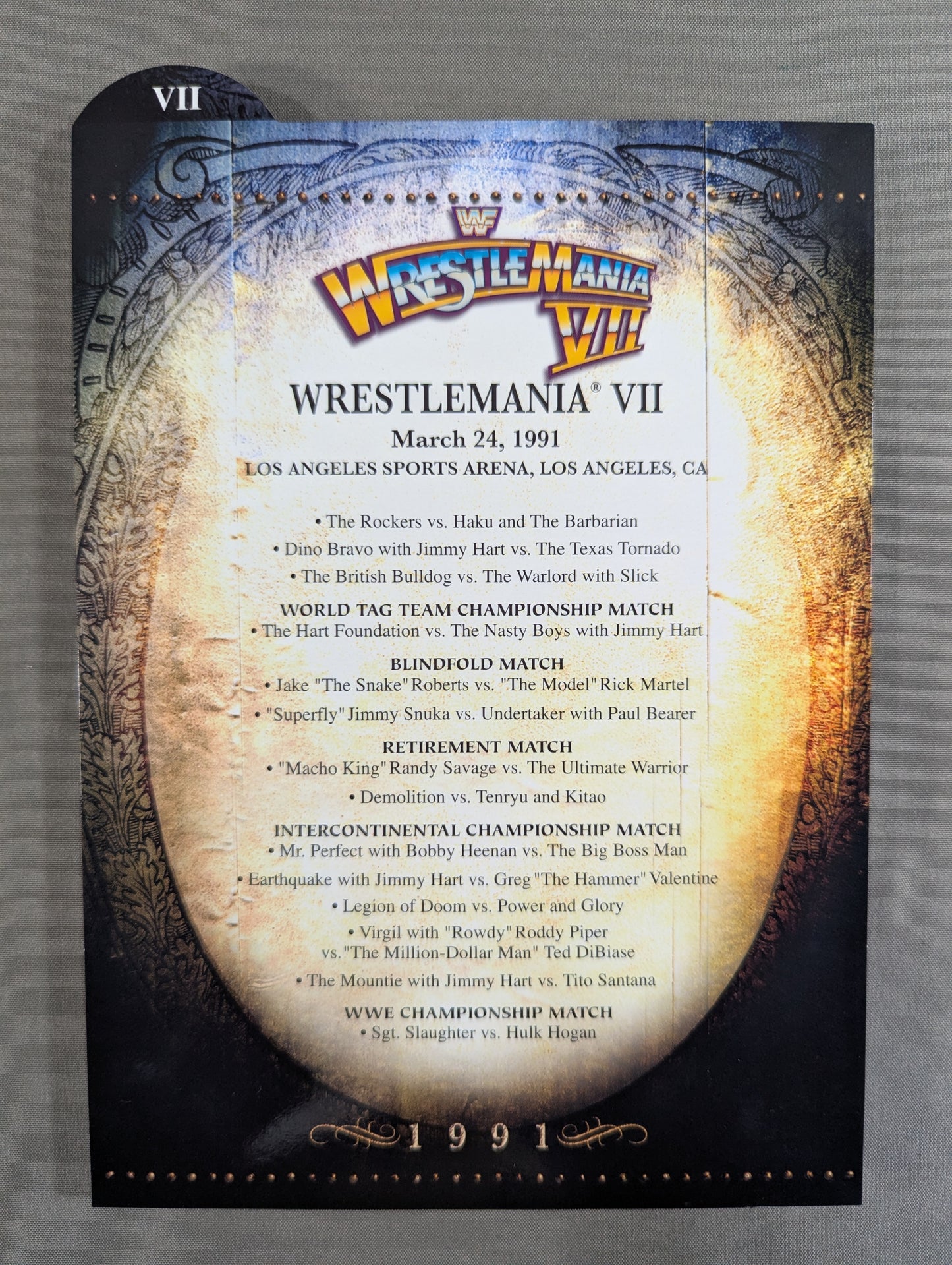 Wrestlemania 7 ★WRESTLEMANIA ANTHOLOGY Vol.1★
