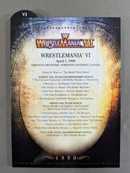 レッスルマニア6 ★WRESTLEMANIA ANTHOLOGY Vol.1★