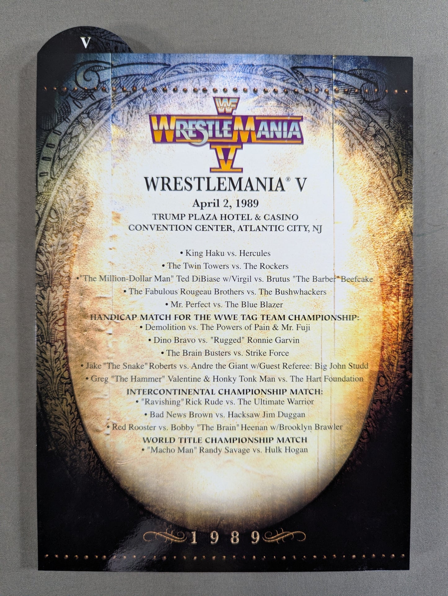 Wrestlemania 5 ★WRESTLEMANIA ANTHOLOGY Vol.1★