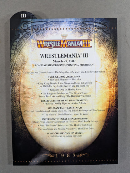 Wrestlemania 3 ★WRESTLEMANIA ANTHOLOGY Vol.1★