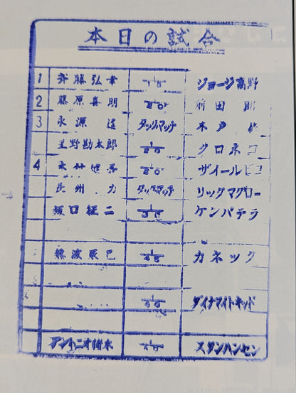 ★初代タイガーマスク 衝撃のデビュー戦★ 81ビッグファイトシリーズ