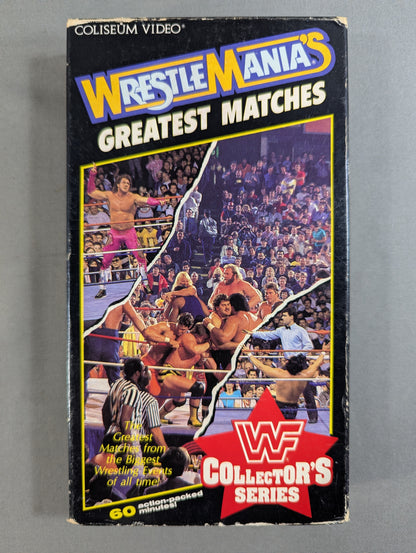 WWF WRESTLEMANIA GREATEST MATCHES