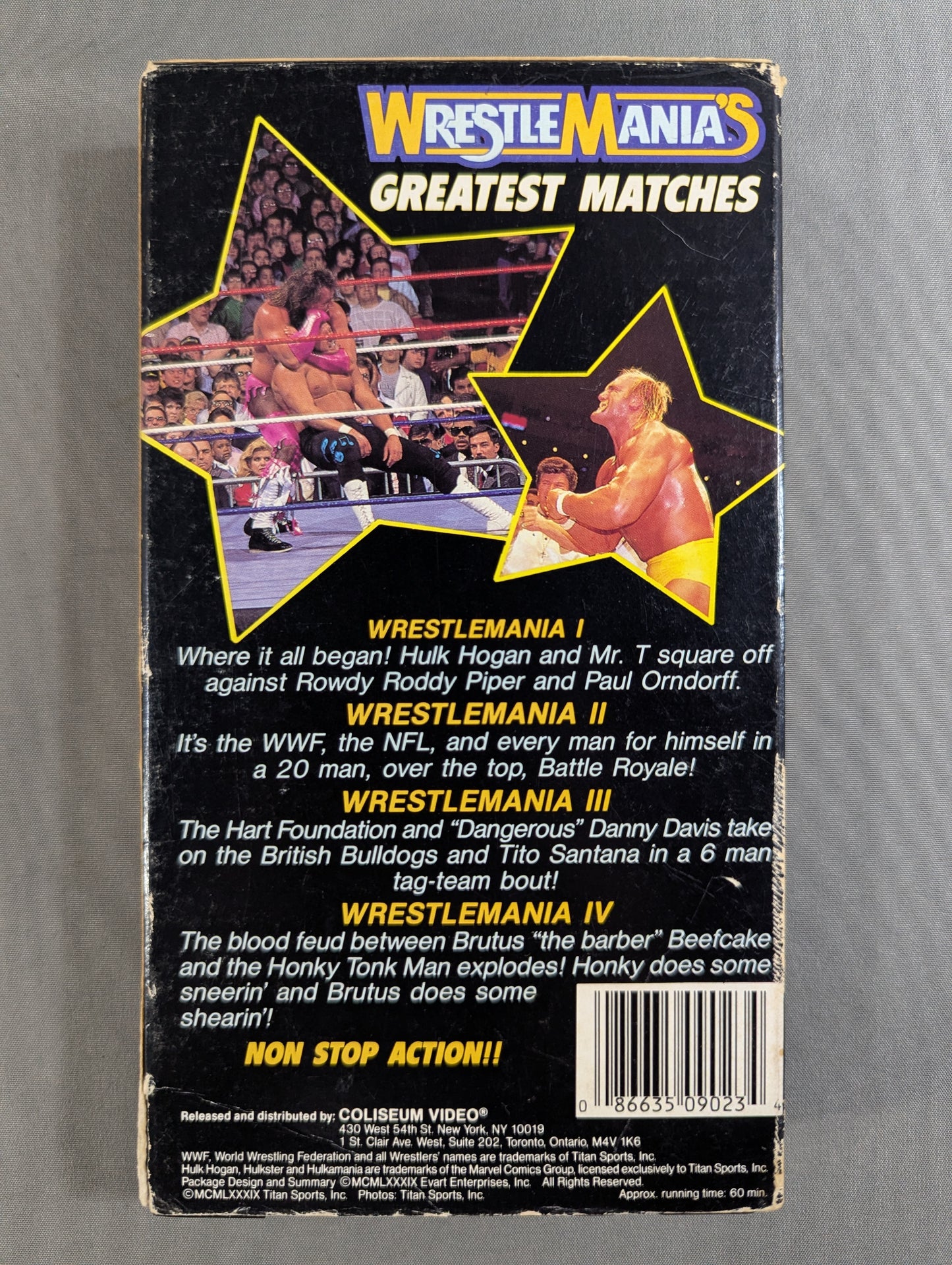 WWF WRESTLEMANIA GREATEST MATCHES