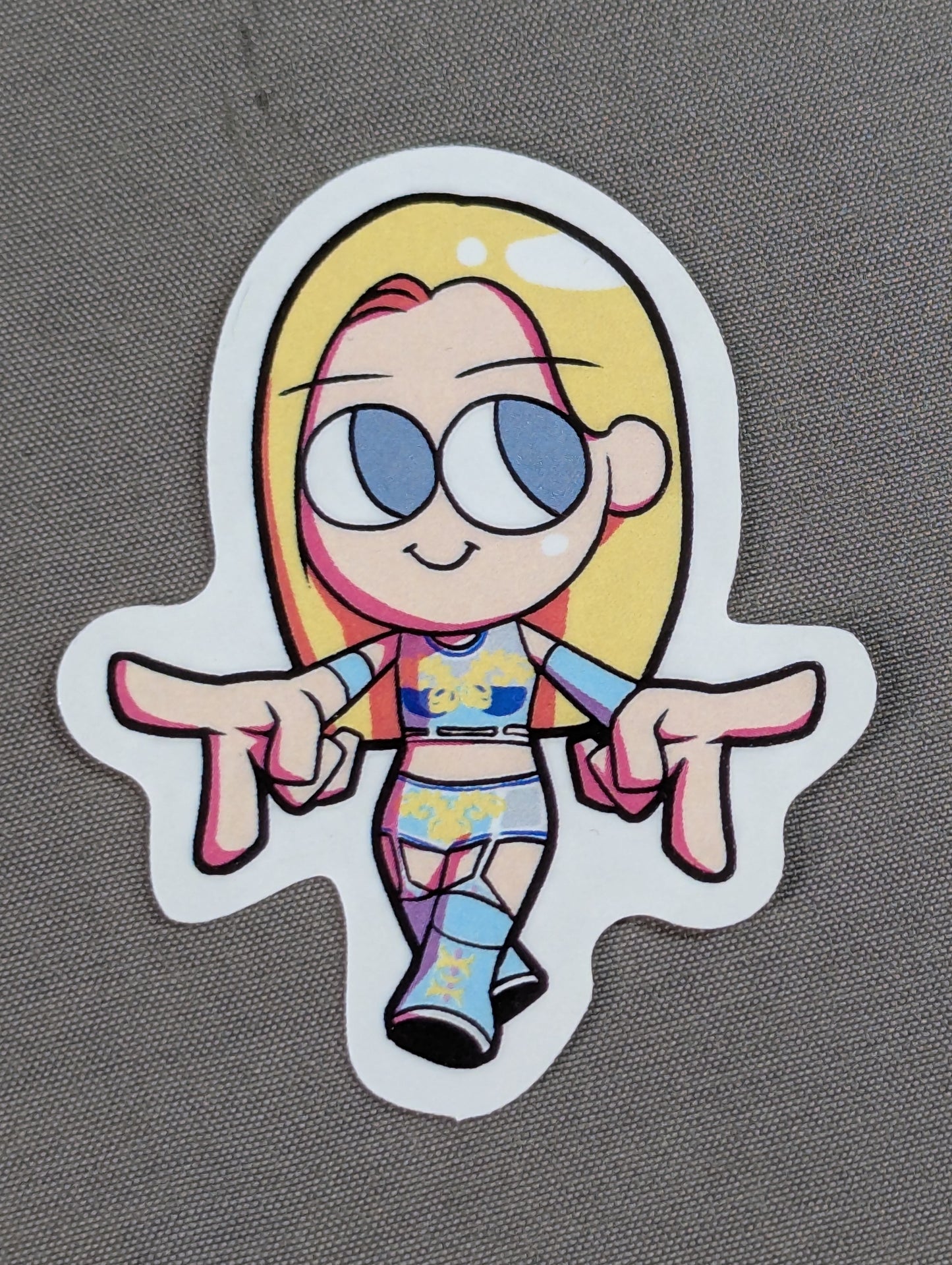 Miyu Amasaki Mini Character Illustration Sticker