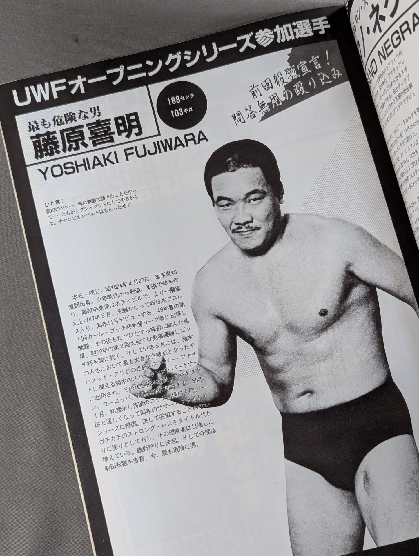 第1次UWF / U.W.F.オープニング・シリーズ【最終戦】