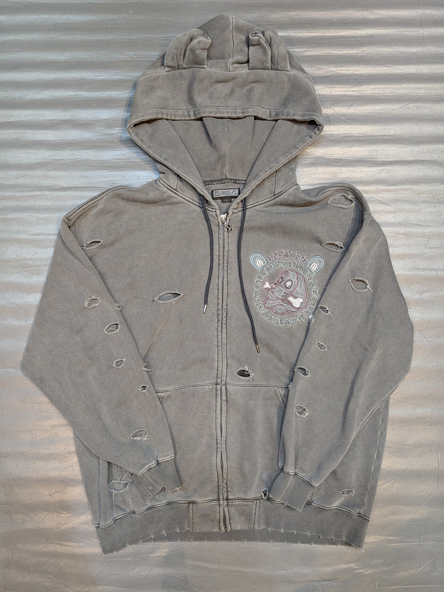 STARLIGHT KID ×GALFY Starlight Puppy hoodie  (Bitter)