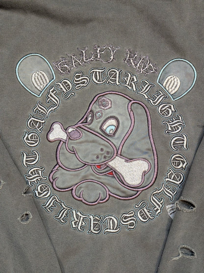 STARLIGHT KID ×GALFY Starlight Puppy hoodie  (Bitter)