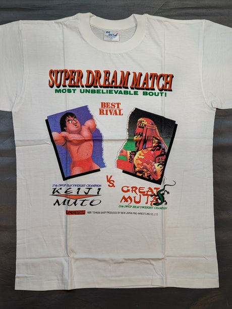 武藤敬司vsグレート・ムタ「SUPER DREAM MATCH」坂井永年氏イラストTシャツ