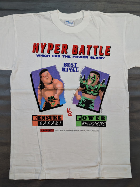 佐々木健介vsパワー・ウォリアー「HYPER BATTLE」坂井永年氏イラストTシャツ