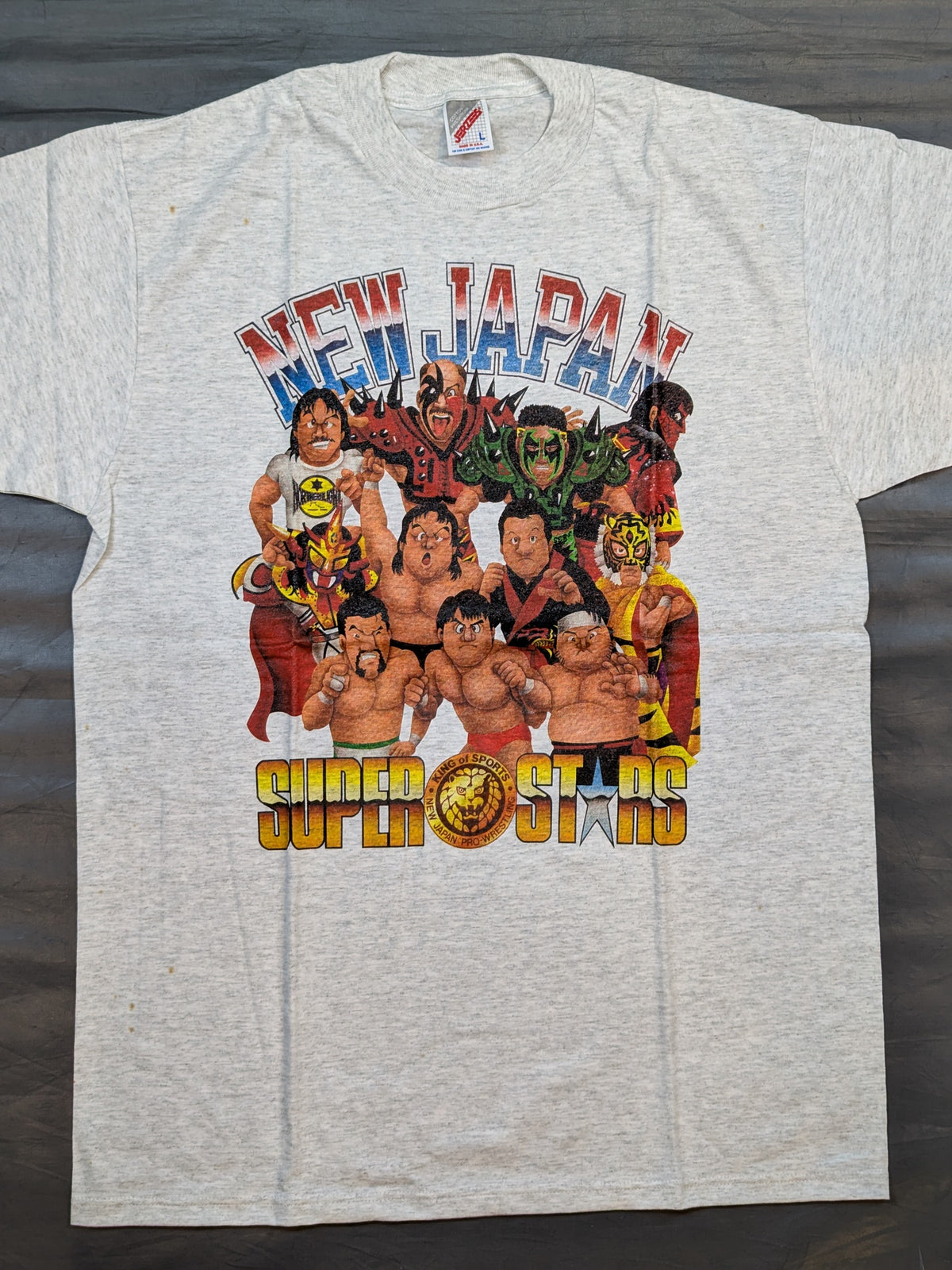 NEW JAPAN SUPER STARS Nagatoshi Sakai Illustration T-shirt