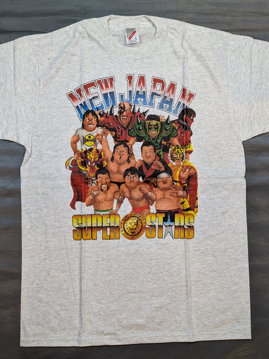 NEW JAPAN SUPER STARS 坂井永年氏イラストTシャツ