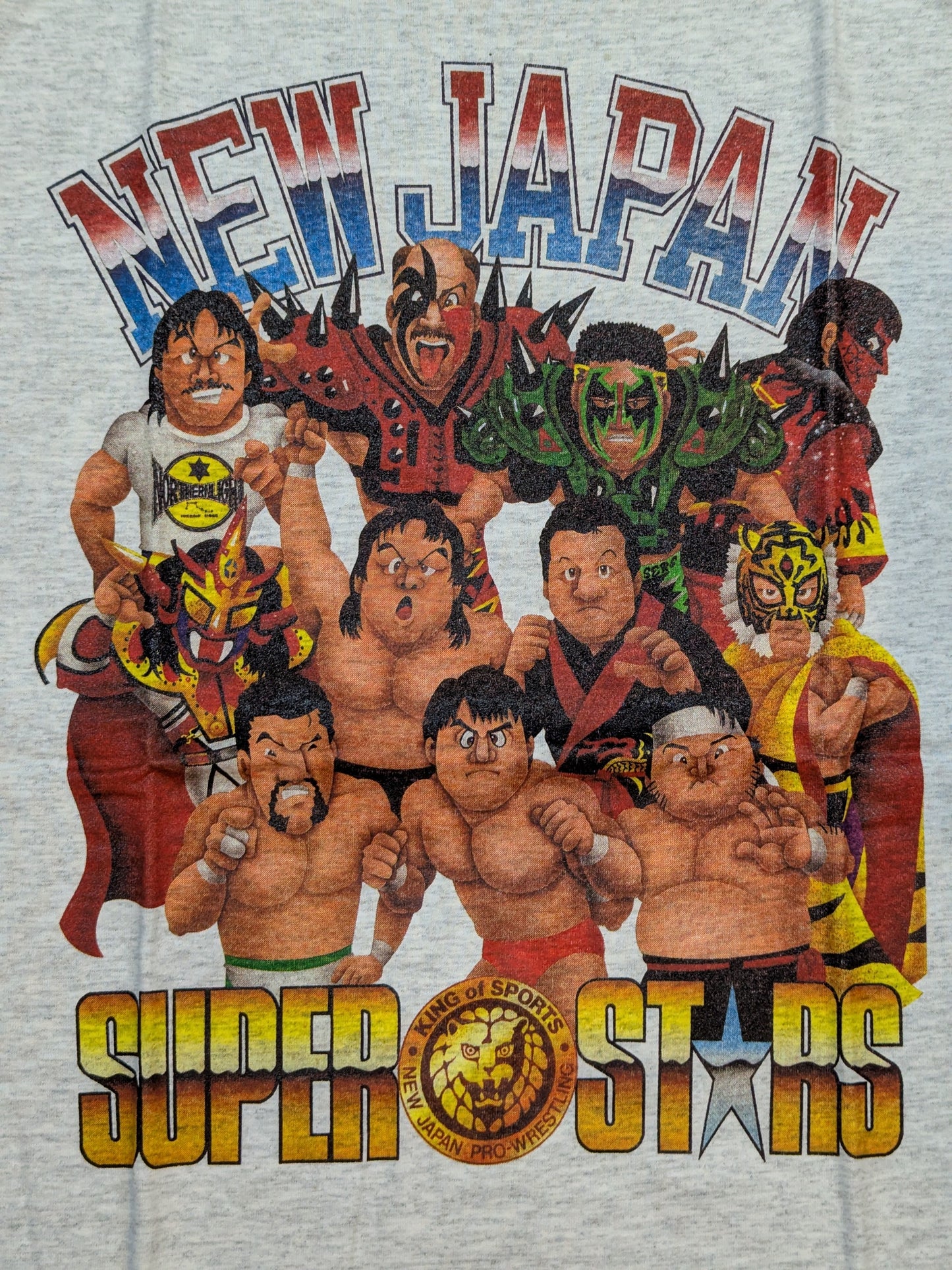 NEW JAPAN SUPER STARS Nagatoshi Sakai Illustration T-shirt