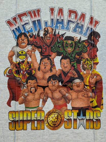 NEW JAPAN SUPER STARS Nagatoshi Sakai Illustration T-shirt