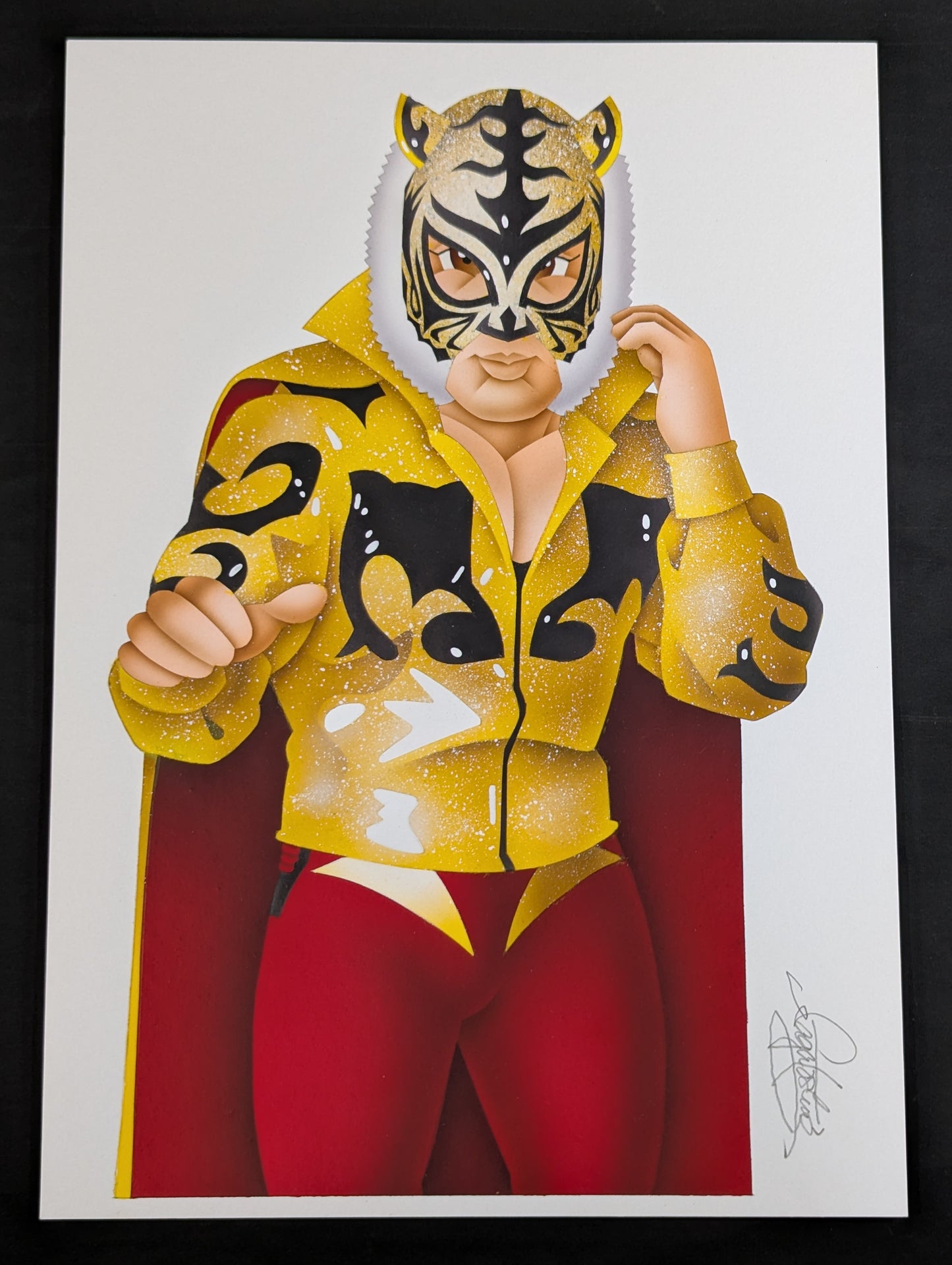 ★ Nagatoshi Sakai Original painting work ★ "Resurrected Phantom Tiger Warrior" The Tiger
