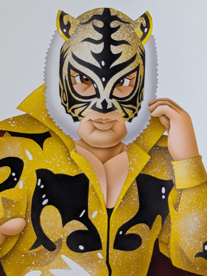 ★ Nagatoshi Sakai Original painting work ★ "Resurrected Phantom Tiger Warrior" The Tiger