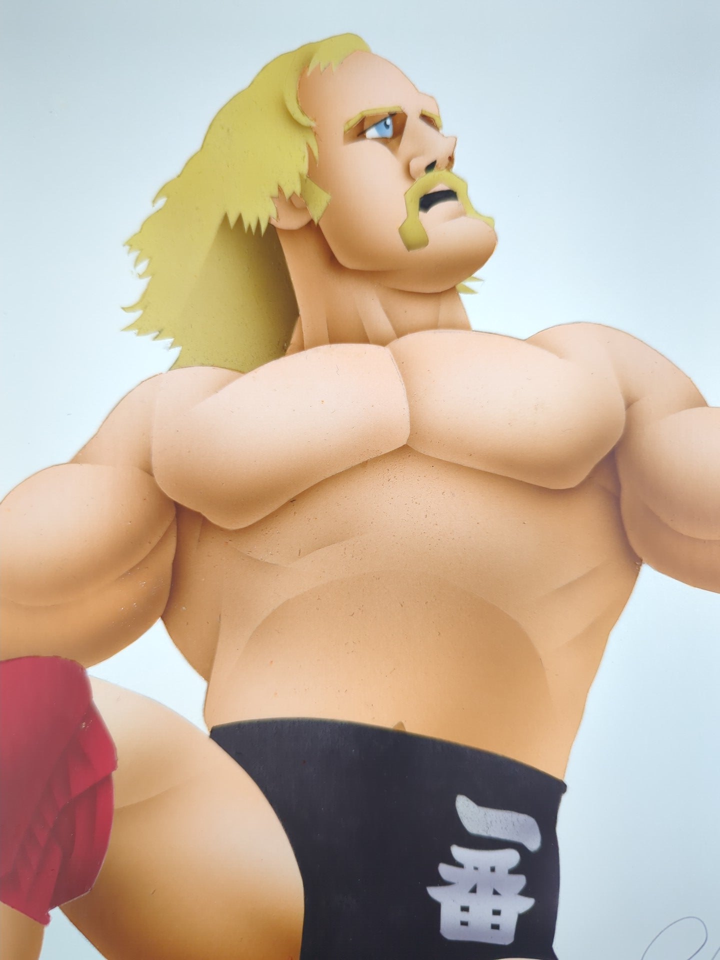 ★ Nagatoshi Sakai 's original painting "★ Superman" Hulk Hogan 