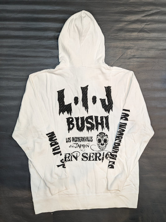 BUSHI×L･I･J「EN SERIO」パーカー(ホワイト)