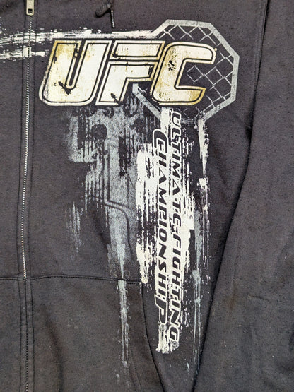 UFC オフィシャルジップパーカー(ブラック)