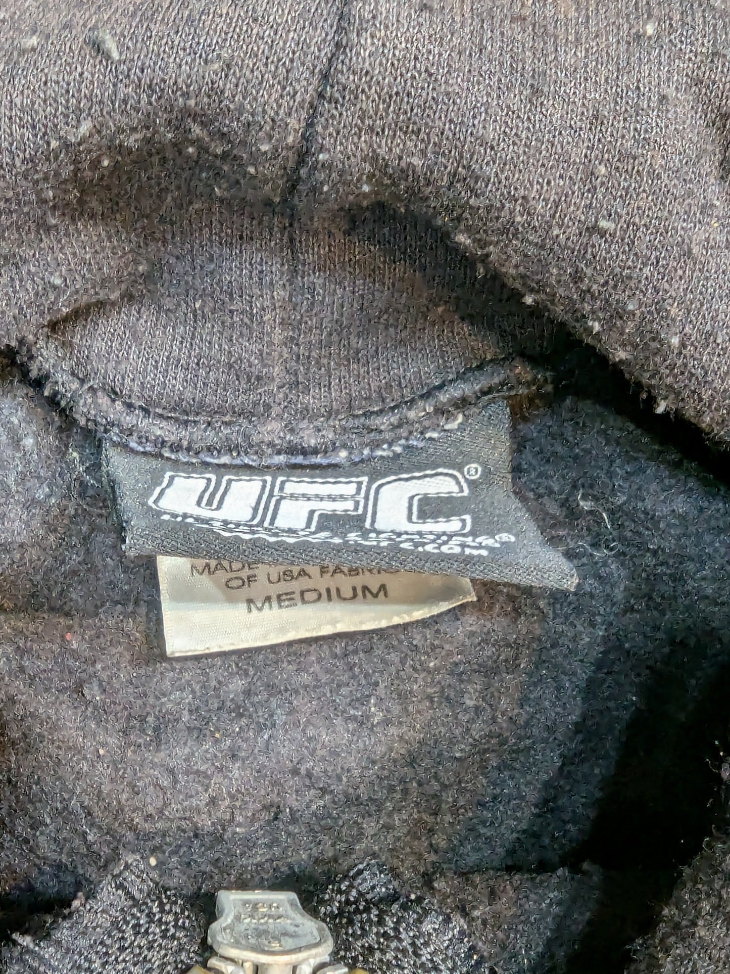 UFC オフィシャルジップパーカー(ブラック)