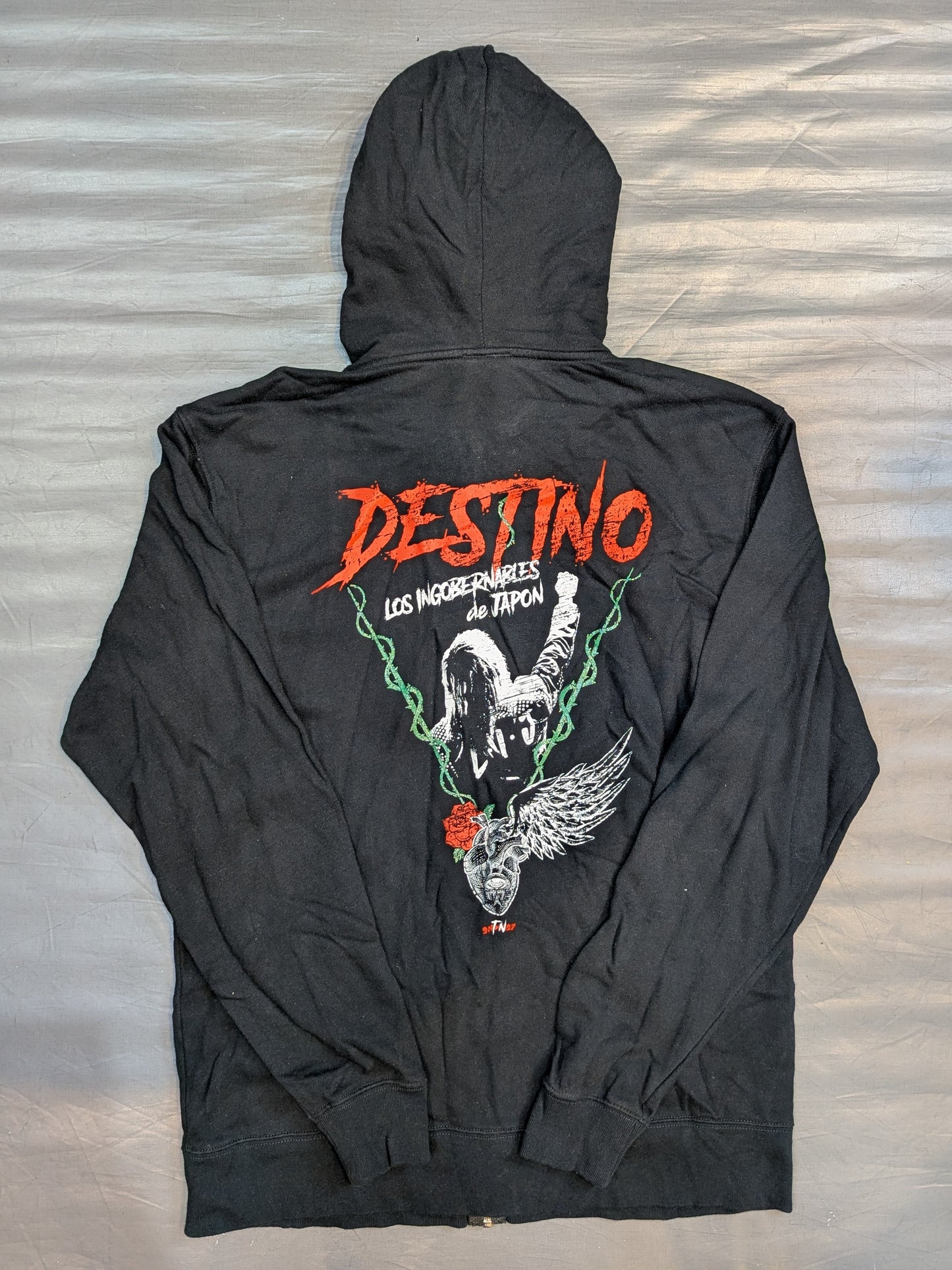 Tetsuya Naito "Eres mi Destino" Zip Hoodie  (Black)