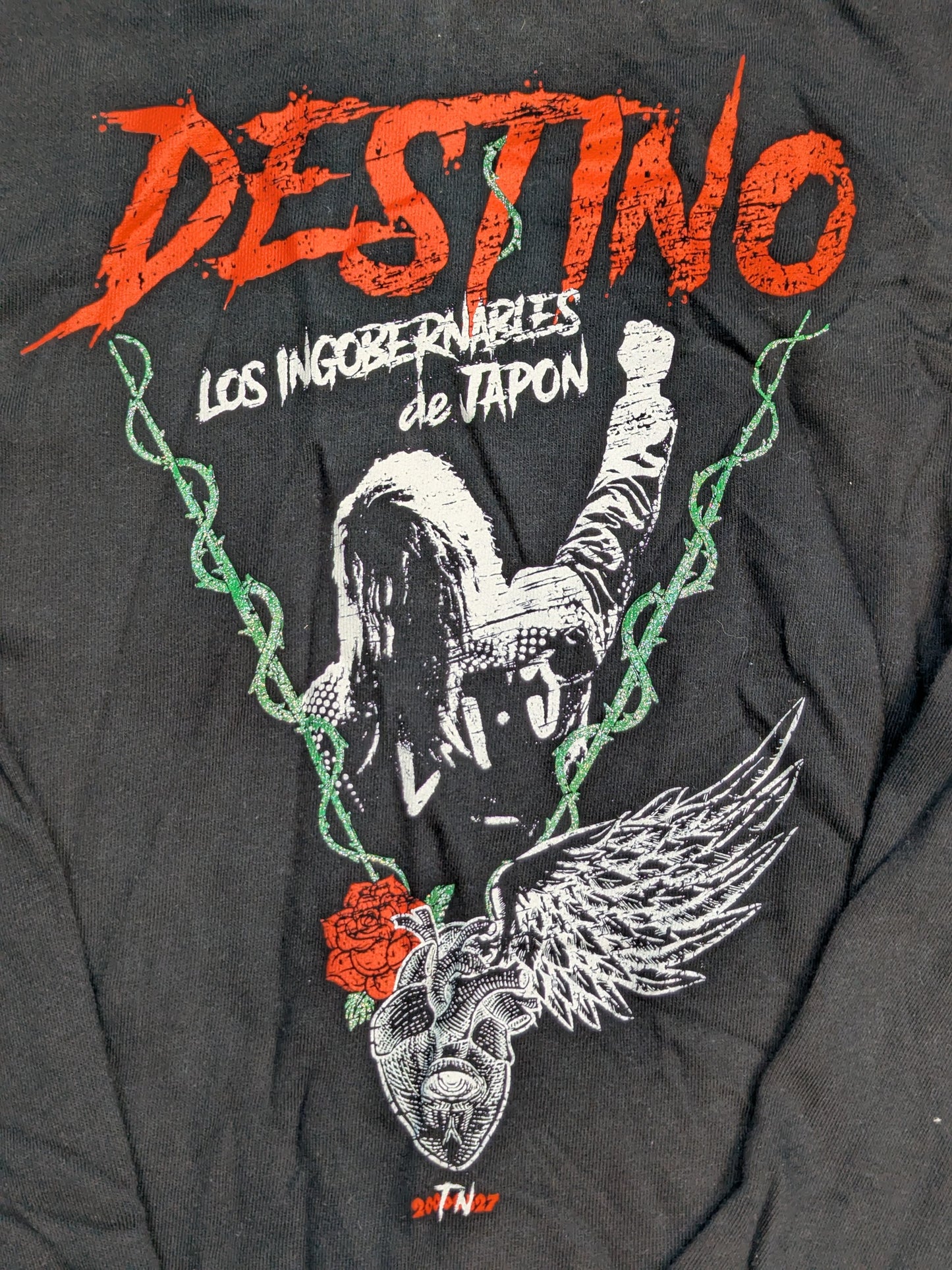 Tetsuya Naito "Eres mi Destino" Zip Hoodie  (Black)