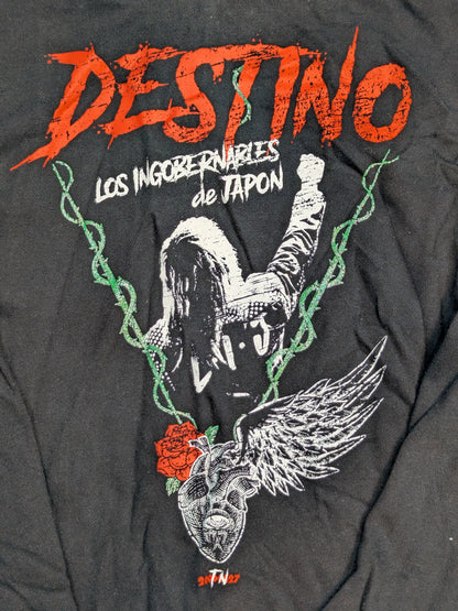 Tetsuya Naito "Eres mi Destino" Zip Hoodie  (Black)