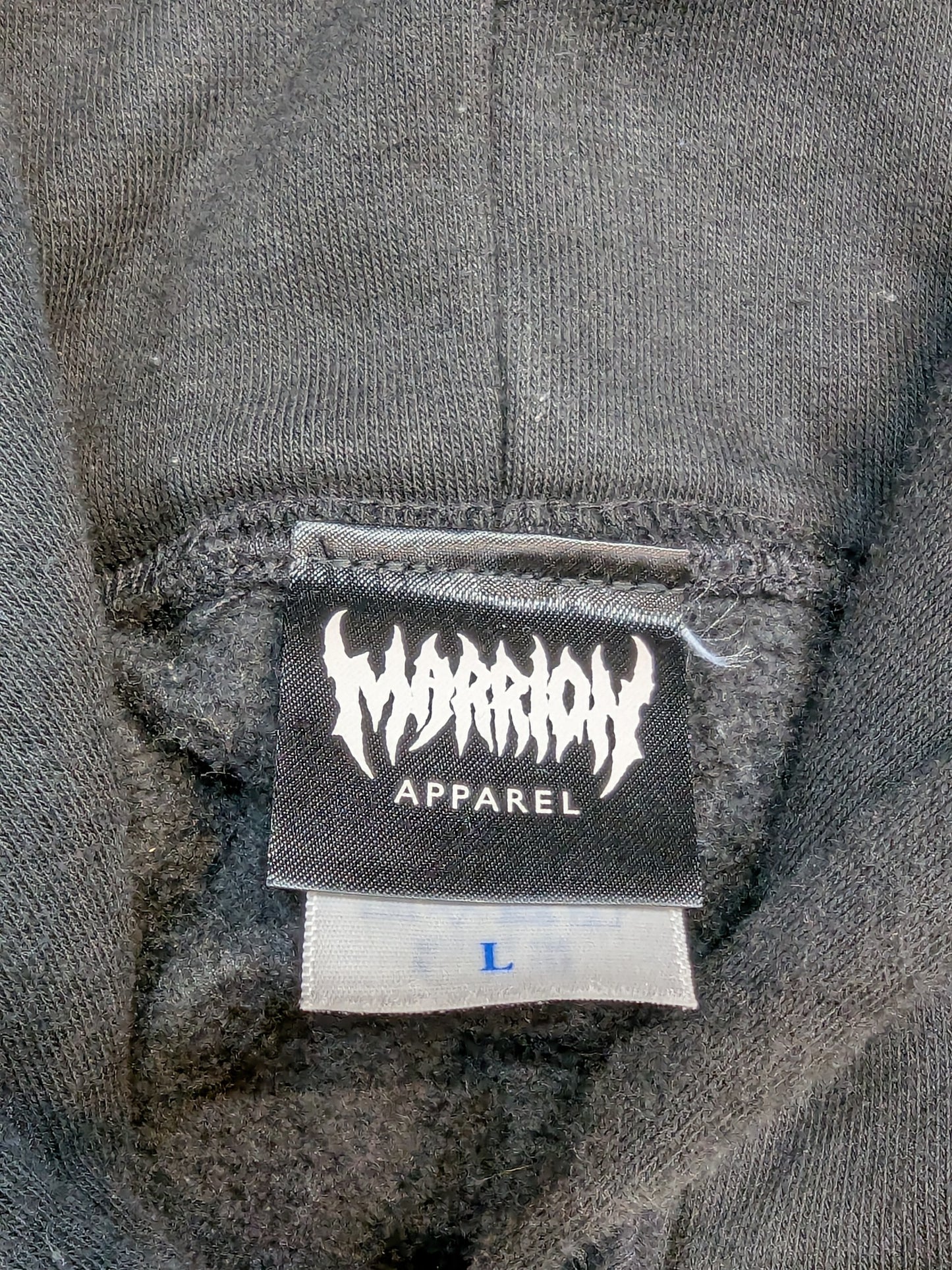 MARRION 'Jiu-Jitsu' Pullover hoodie  (2) (Black×Green)