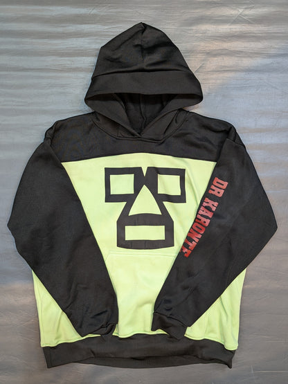 Dr. Karonte Pullover hoodie  (Light Green× Black)