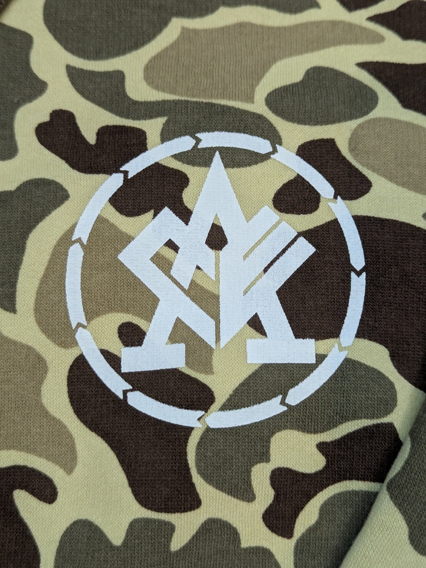 Hiroshi Tanahashi  "ACE OF" Pullover Hoodie  (camouflage pattern)