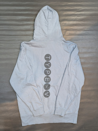T-Hawk "GLEAT ×X-LAB3" Big Size Pullover hoodie  (Light Blue)