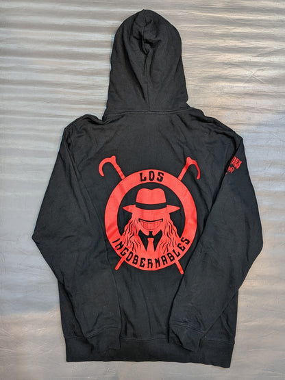 Yota Tsuji  Zip hoodie  (Black×Red)