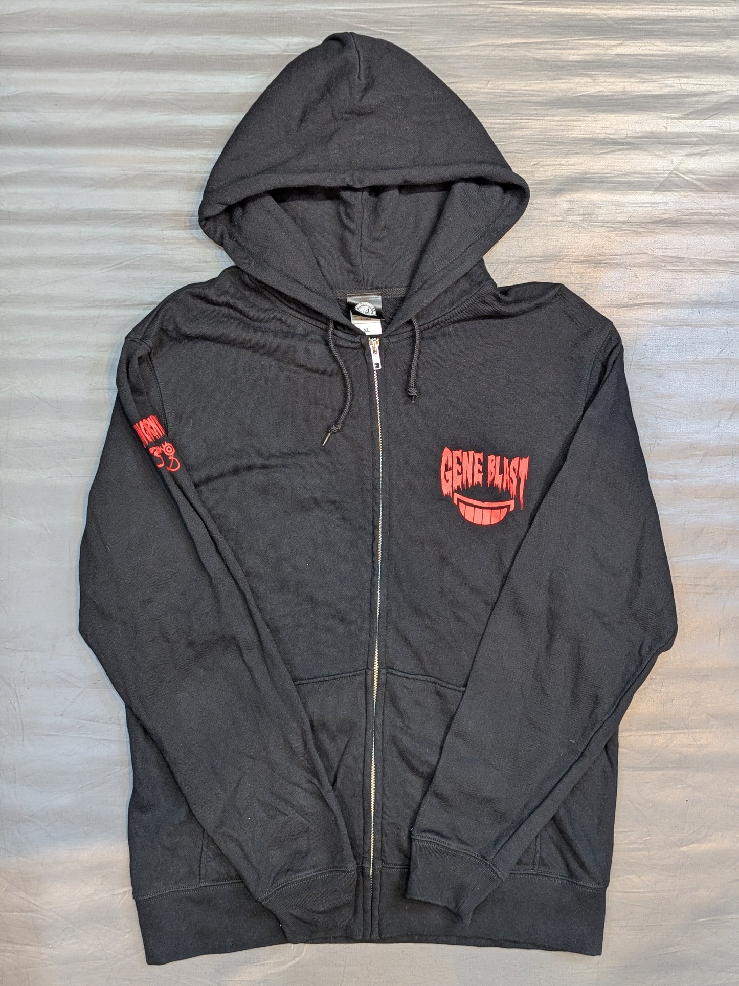 Yota Tsuji  Zip hoodie  (Black×Red)