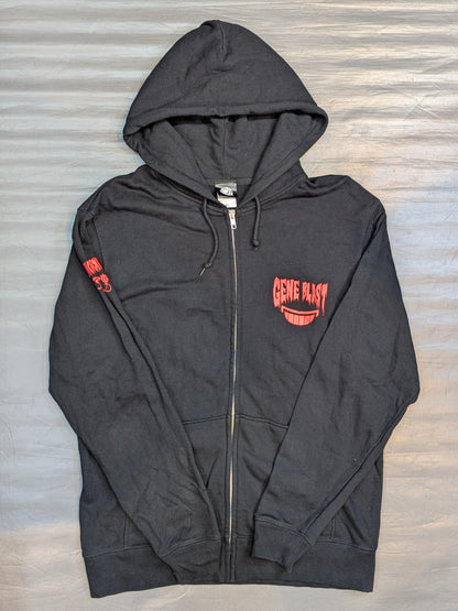 Yota Tsuji  Zip hoodie  (Black×Red)