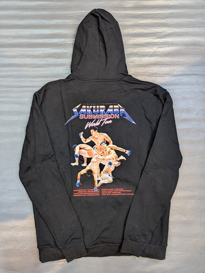 Kazushi Sakuraba ×SCRAMBLE 'World Tour' Collaboration Pullover hoodie  (Black)