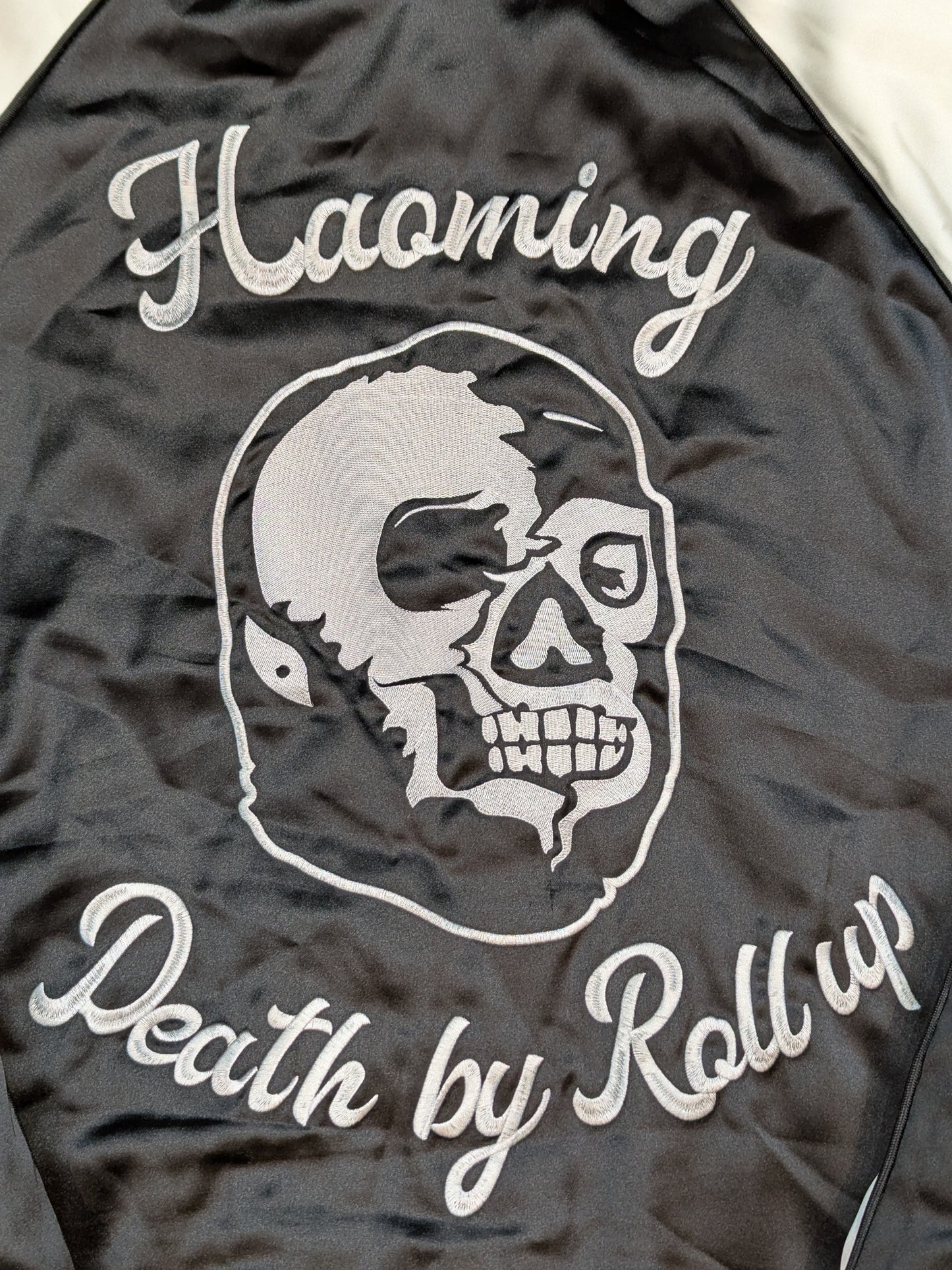 DEATH BY ROLL-UP×HAOMING コラボスーベニアジャケット(クリーム)
