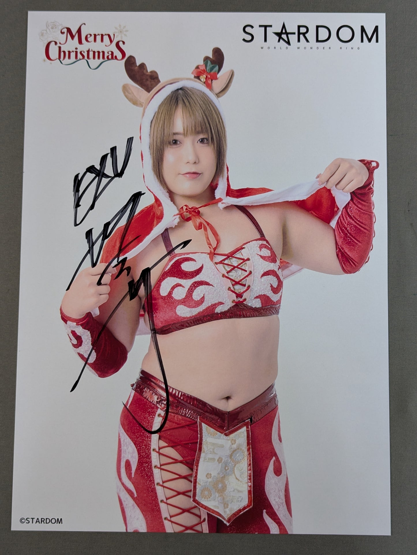 舞華 直筆サイン入り スターダムポートレート(U-6)