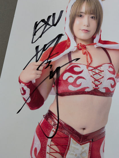 舞華 直筆サイン入り スターダムポートレート(U-6)