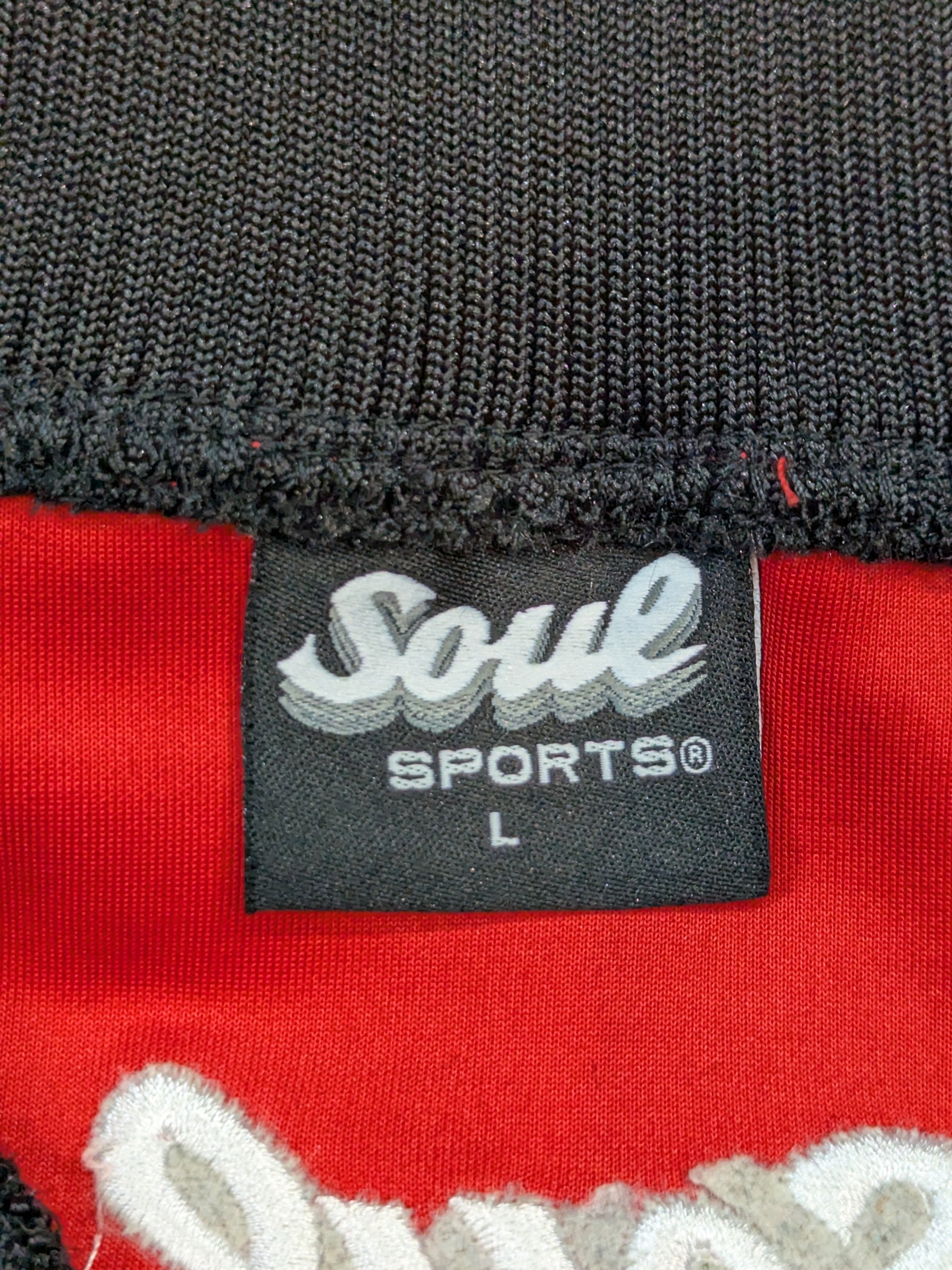 新日本プロレス×SOUL セットアップジャージ(ブラック×レッド) – 闘道館