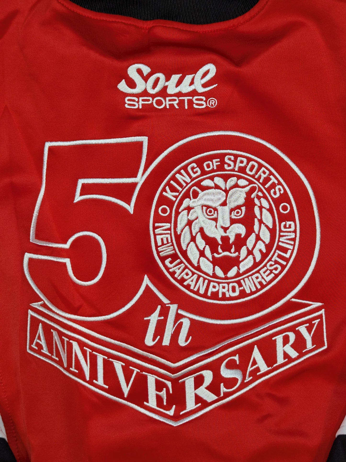 New Japan Pro Wrestling ×SOUL Setup Jersey (Black× Red)