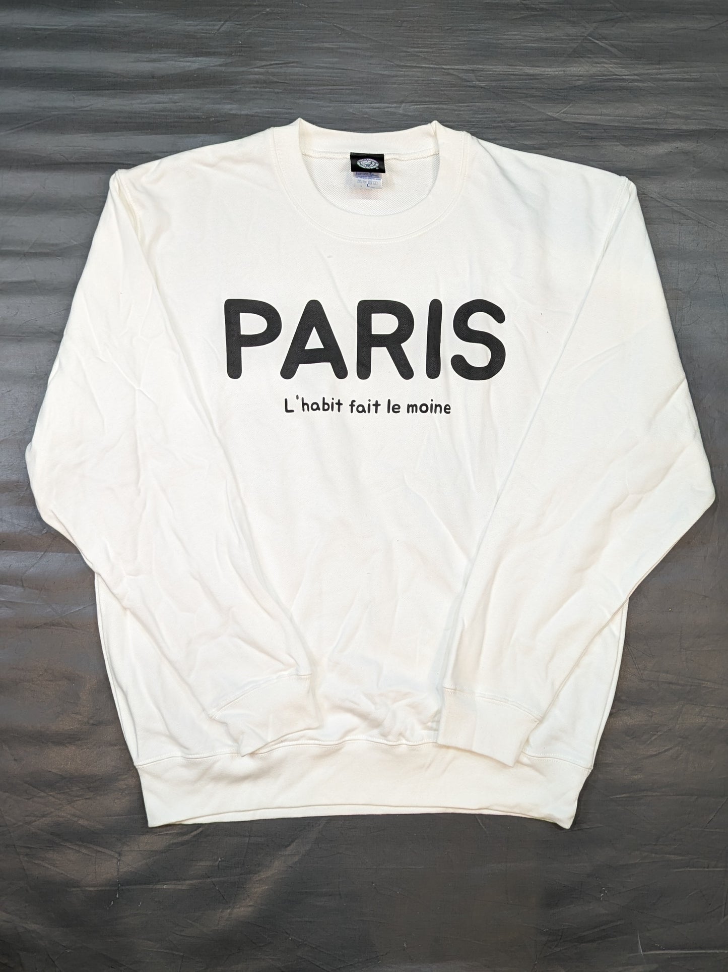 YOH「PARIS」スウェットトレーナー(ホワイト)