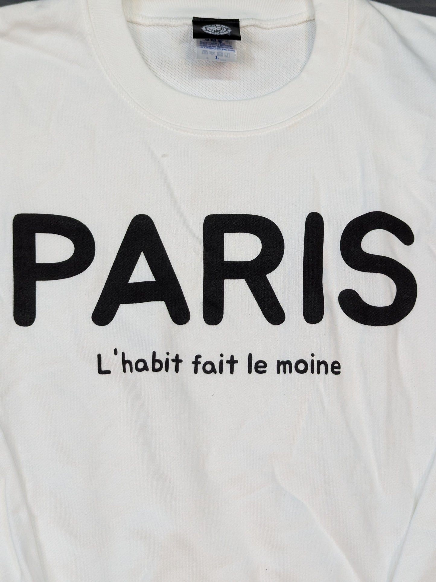 YOH「PARIS」スウェットトレーナー(ホワイト)