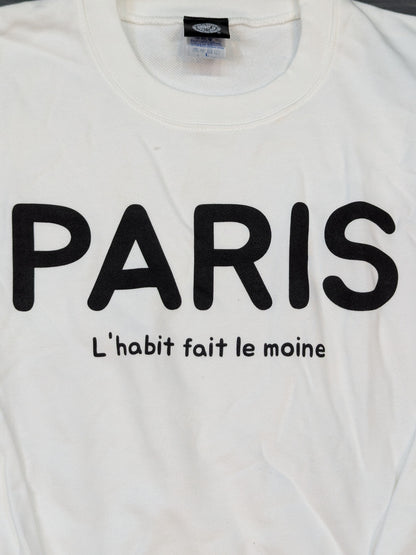 YOH「PARIS」スウェットトレーナー(ホワイト)