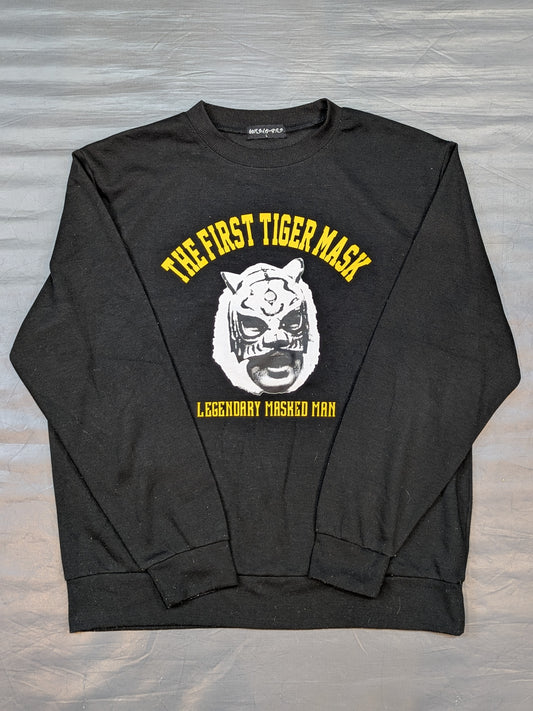 First Tiger Mask × Shimamura Sweatshirt (Black)