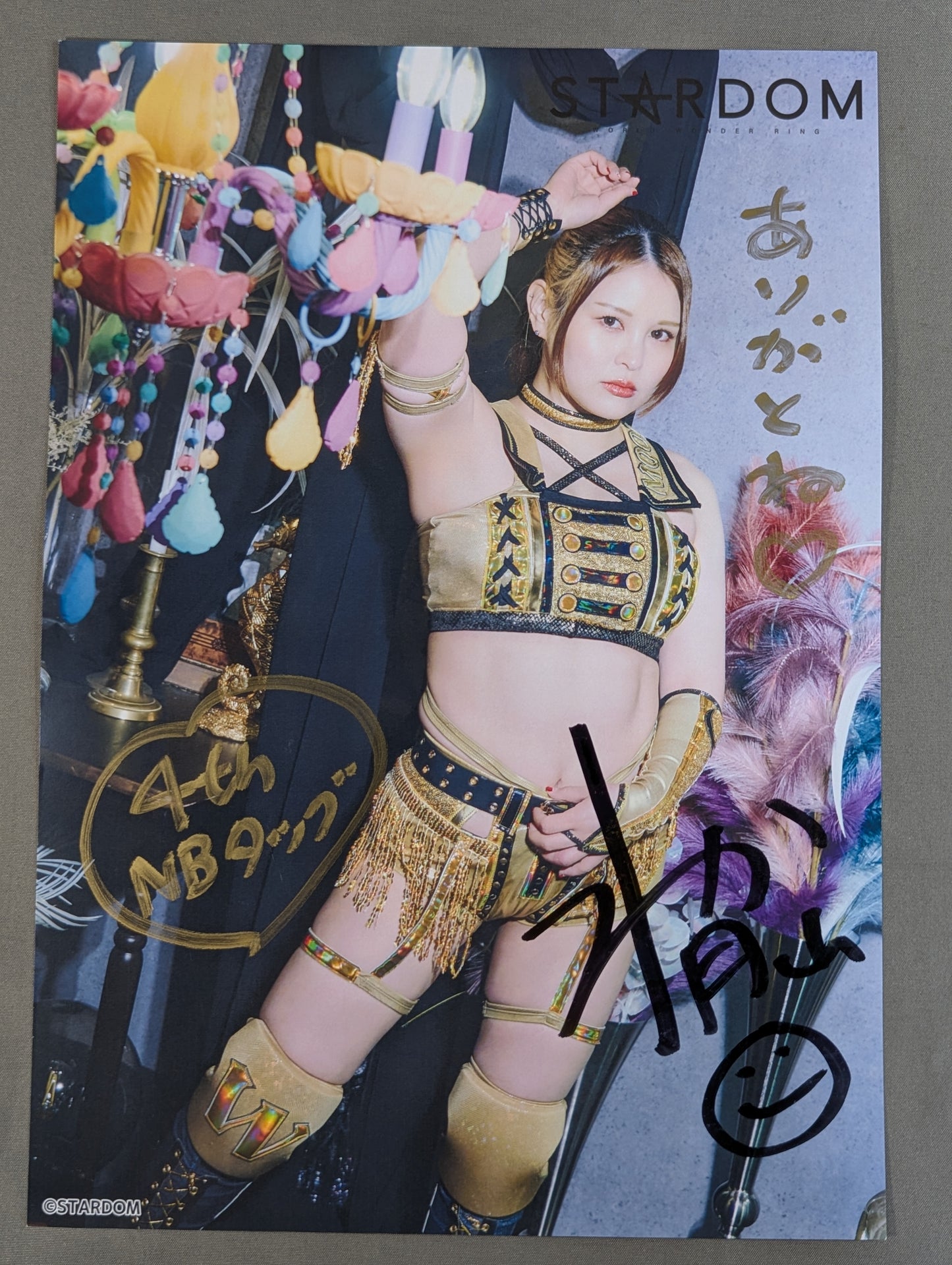 月山和香 直筆サイン入り スターダムポートレート(B-2)