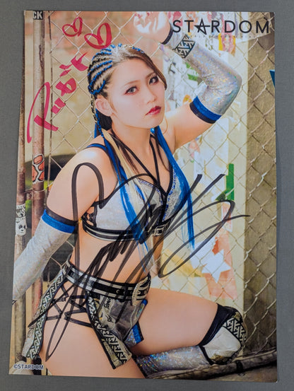 稲葉ともか 直筆サイン入り スターダムポートレート(A-4)