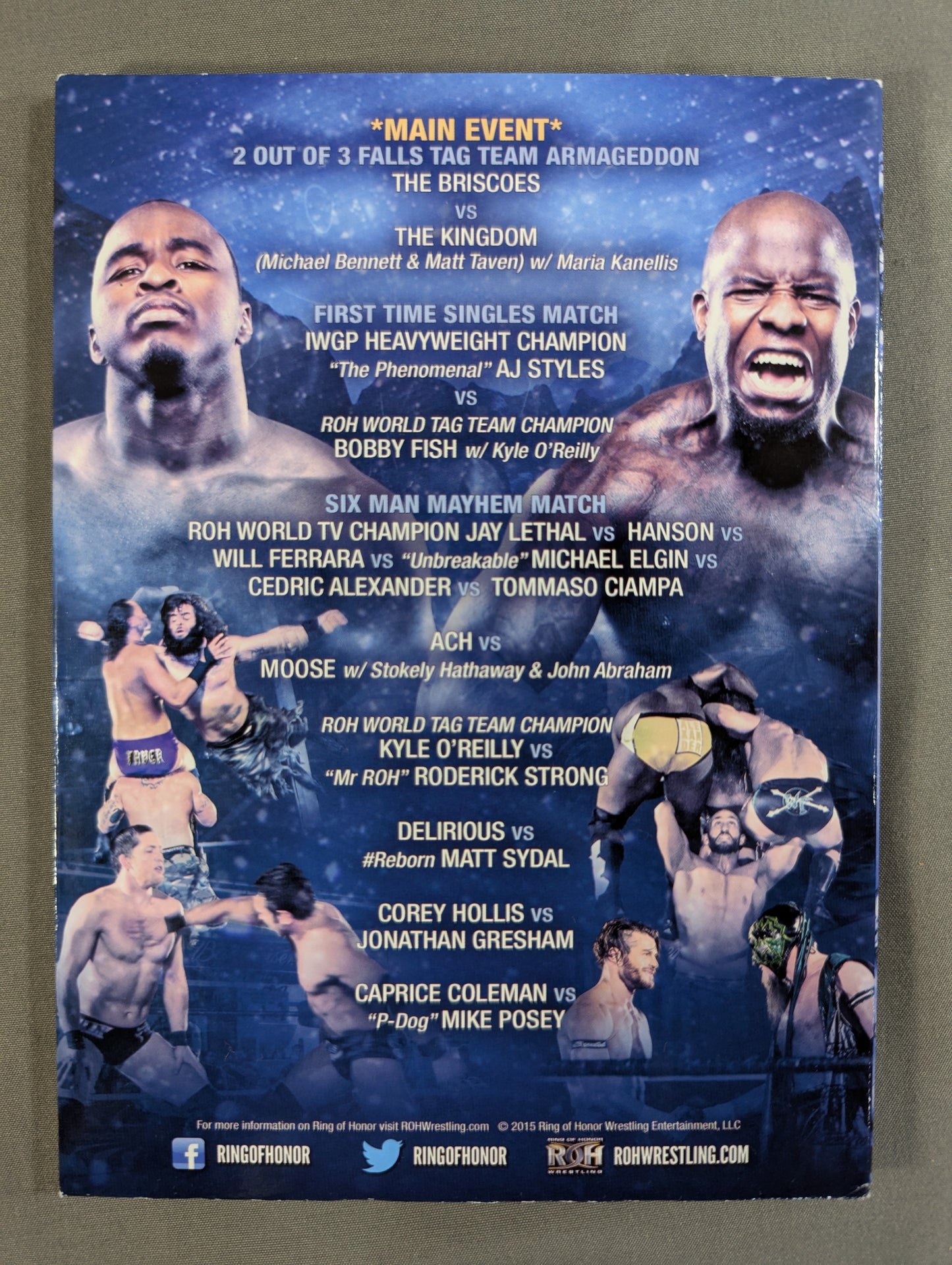 ROH WINTER WARRIORS TOUR 2015 ATLANTA