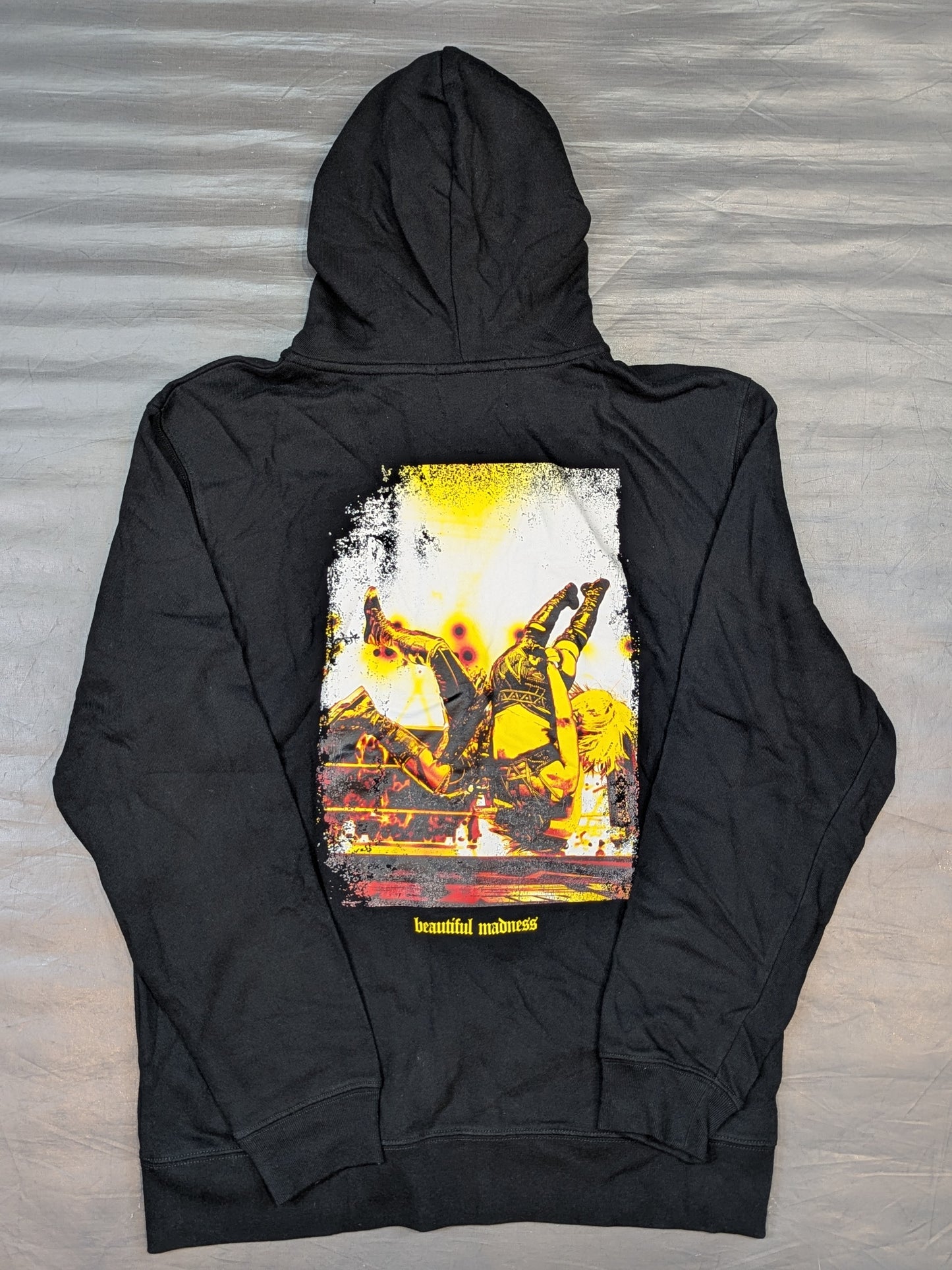 HTML ZERO3× STARDOM Giulia  Collaboration Zip hoodie  (Black)