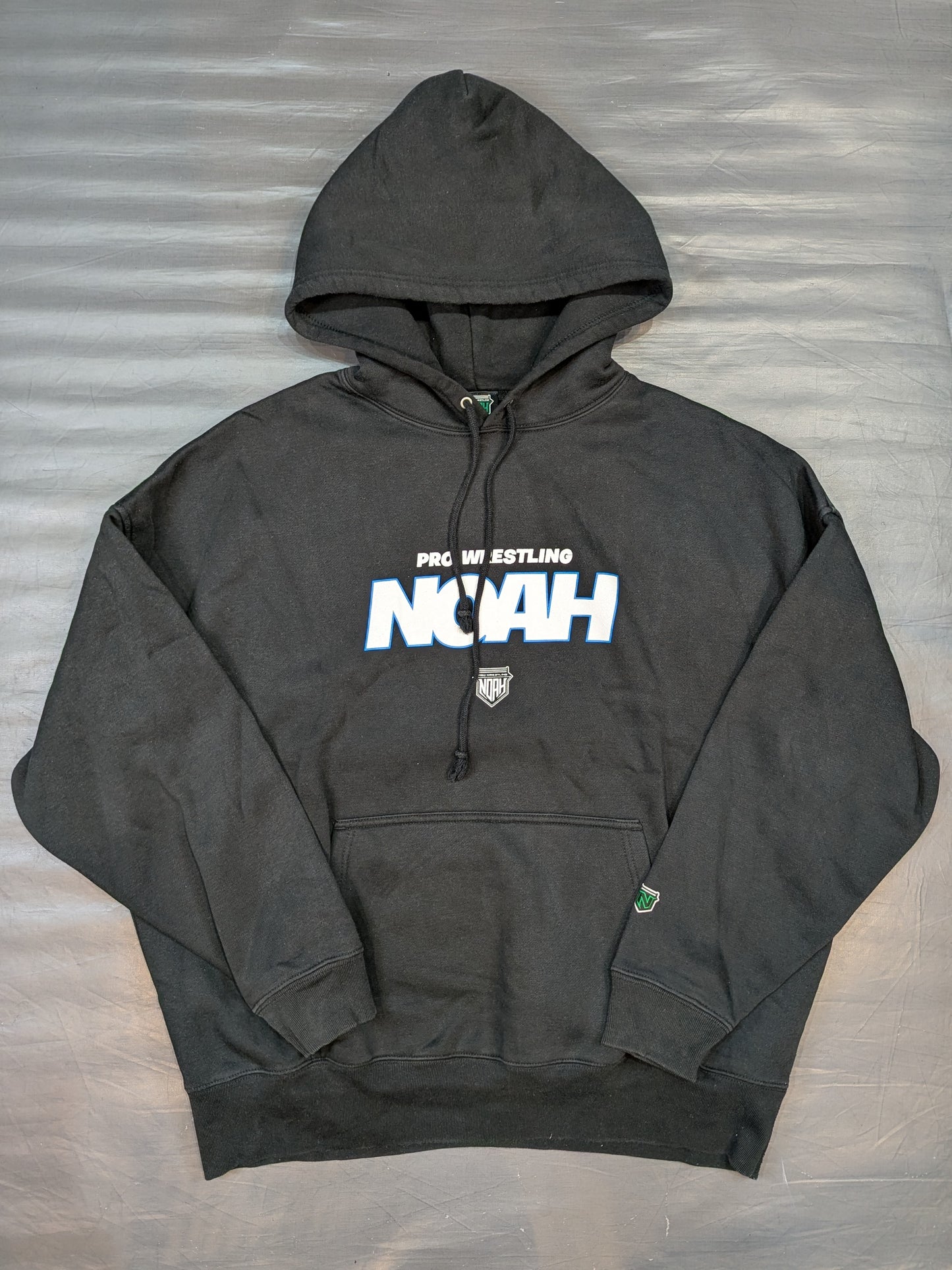 NOAH '00' Big Silhouette Pullover Hoodie  (Black)